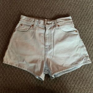 levi denim shorts